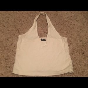 White halter top!