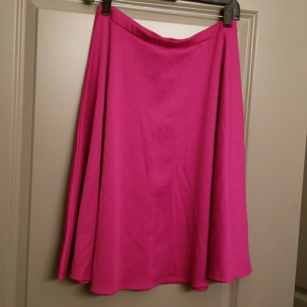 Dark Pink Skirt