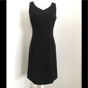 Eddie Bauer Black Midi Dress Size 10