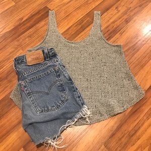 Gray Knit Tank
