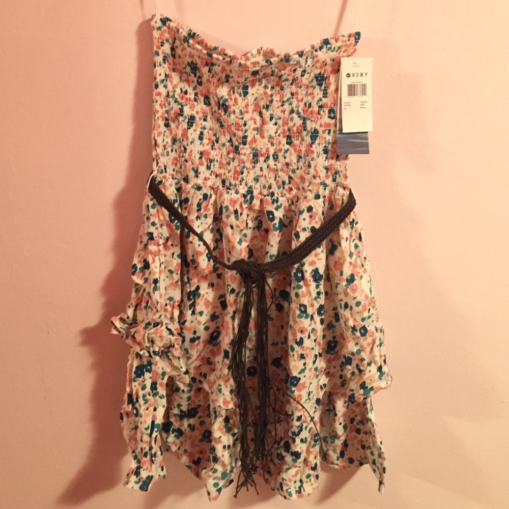 Roxy strapless dress
