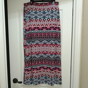 Tribal maxi skirt