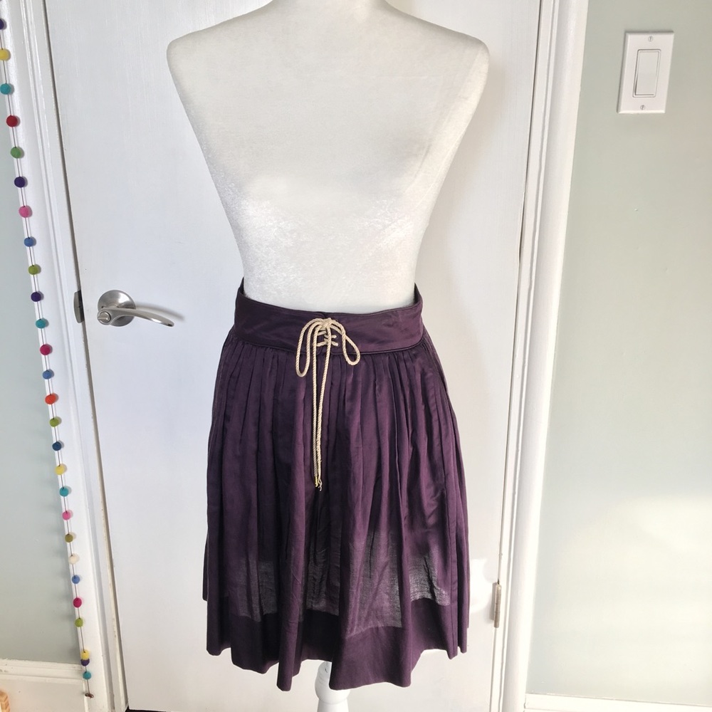 Stunning silk & cotton Phillip Lim pleated skirt