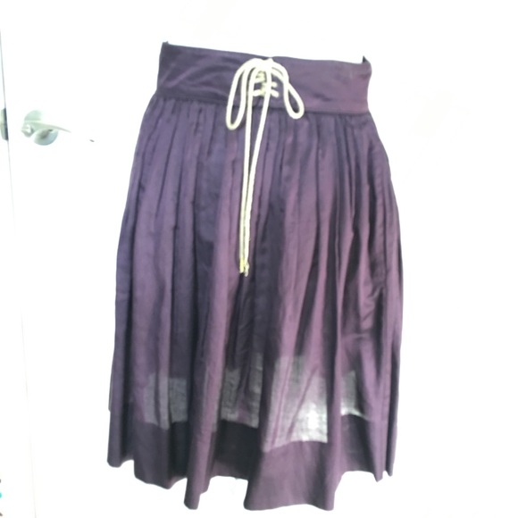 Stunning silk & cotton Phillip Lim pleated skirt - Picture 2 of 4
