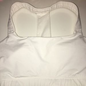 White sports bra