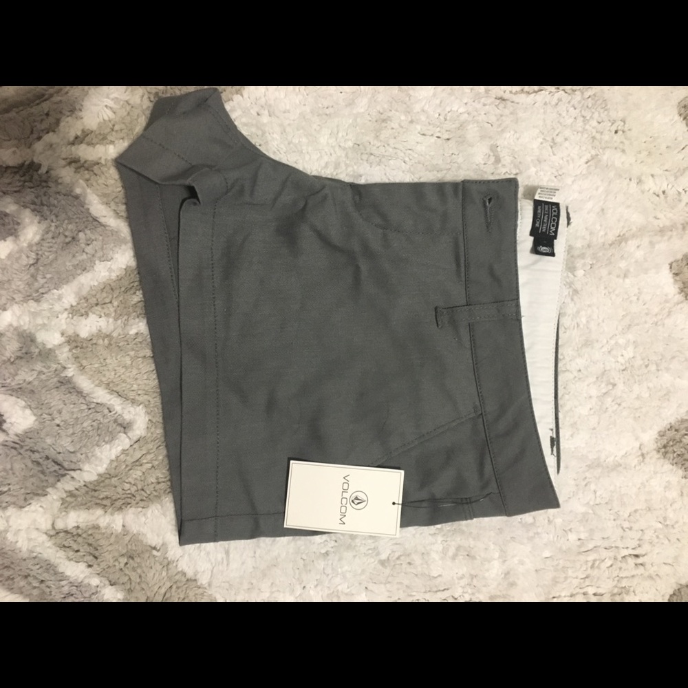 Gray Volcom shorts