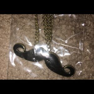 Mustache Necklace
