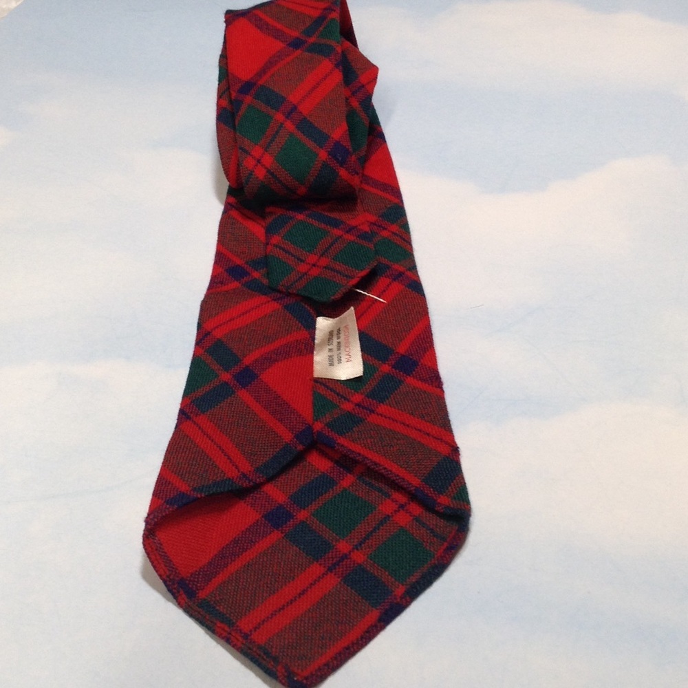Vintage Mackintosh Tartan Plaid Scottish Men's Tie