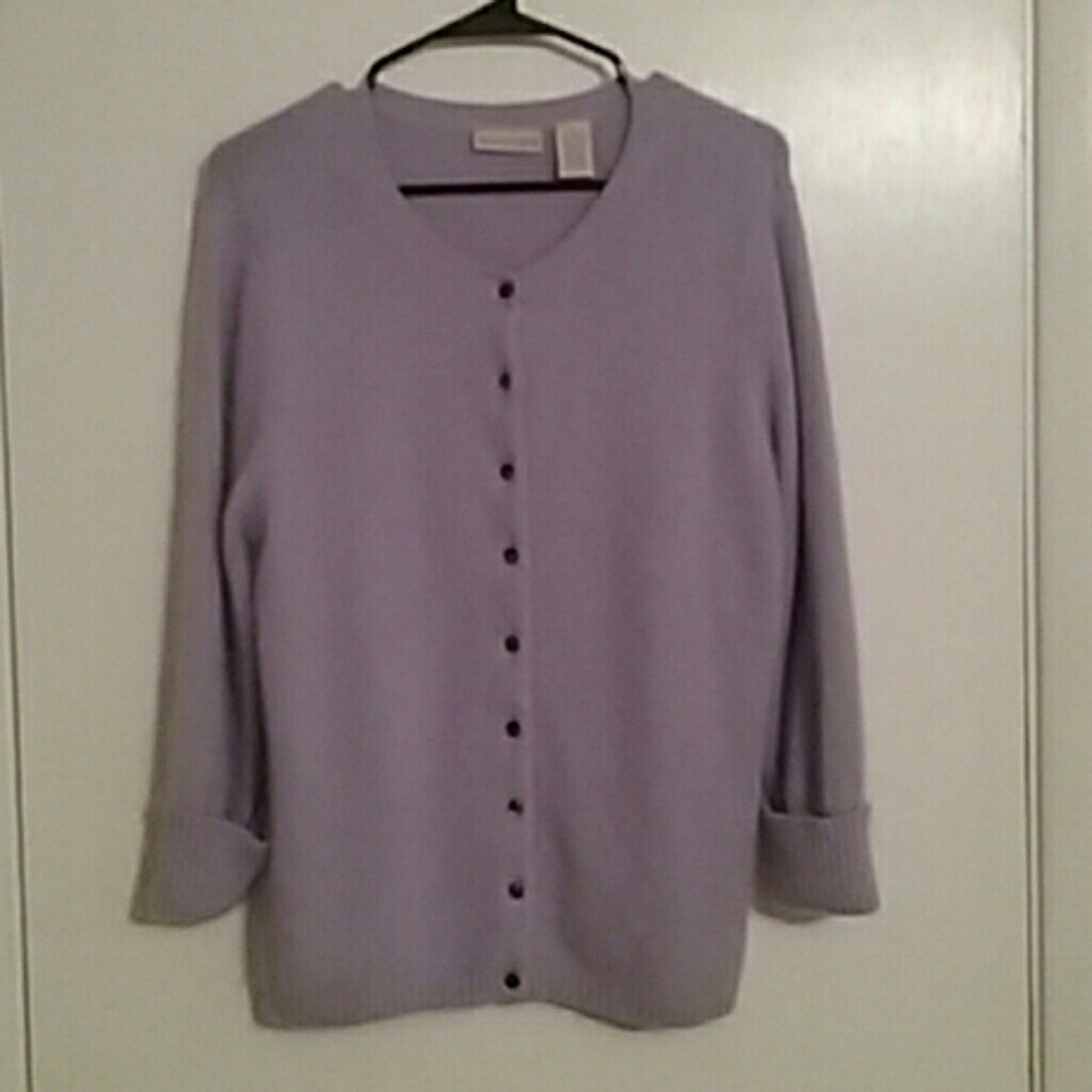 Apostrophe Cardigan Mauv lilac Rabbit Hair