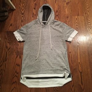 Short sleeve hoodie