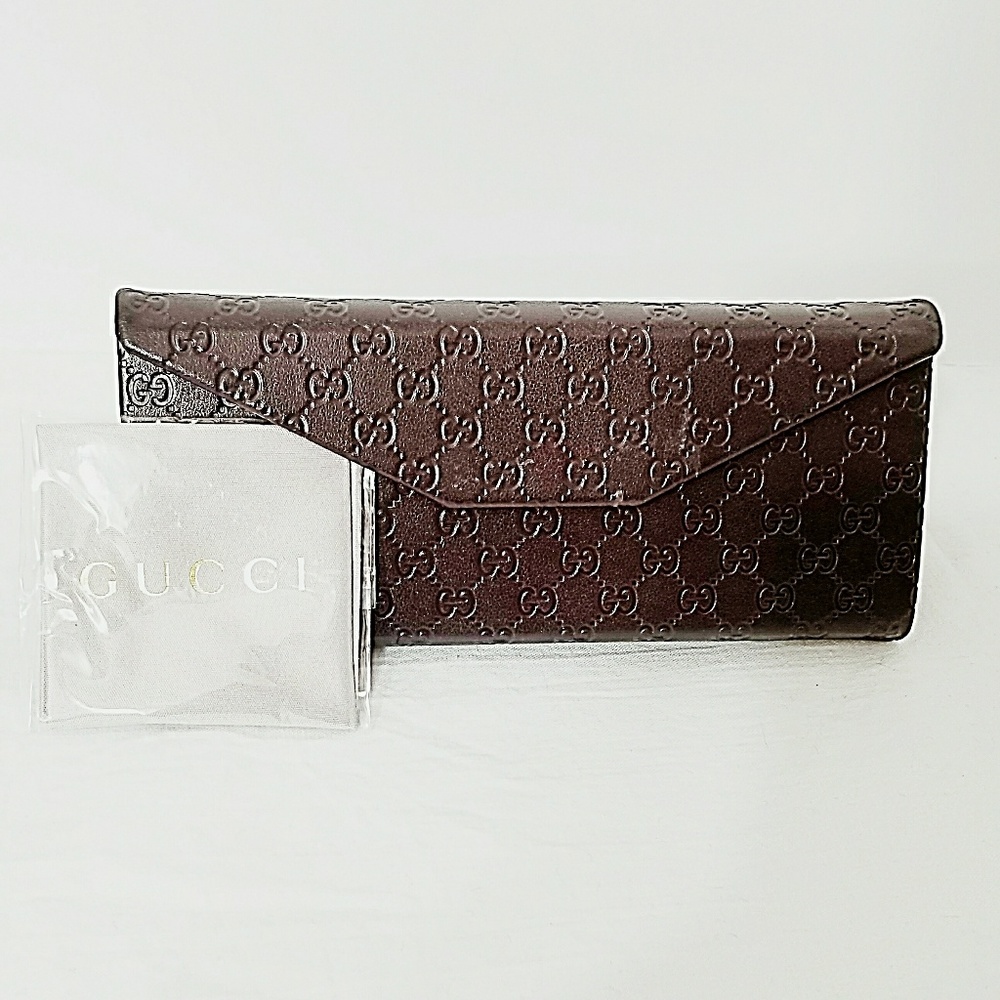 GUCCI *nwot* Authentic Sunglasses Case & Cloth - Picture 2 of 6