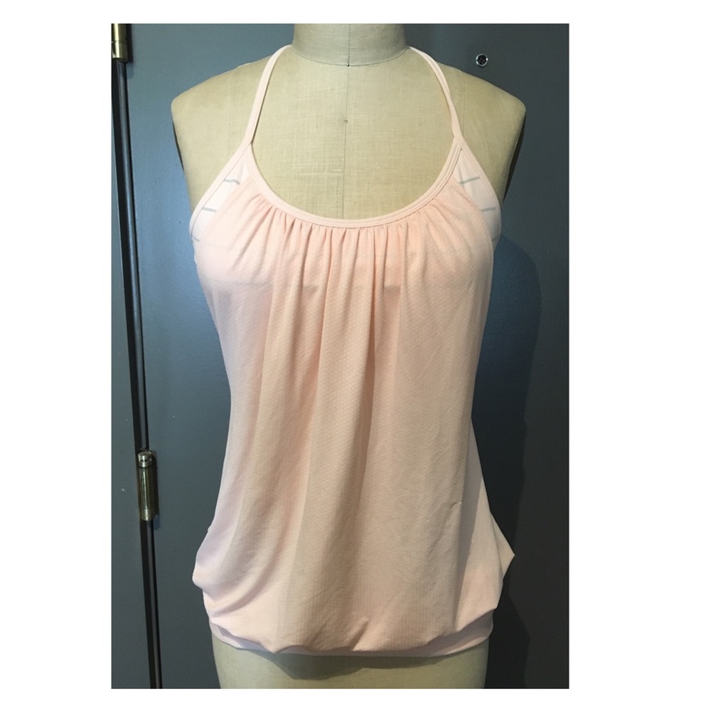 Lululemon Light Pink No Limits Tank