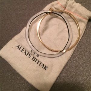 Blue Alexis Bittar bangles