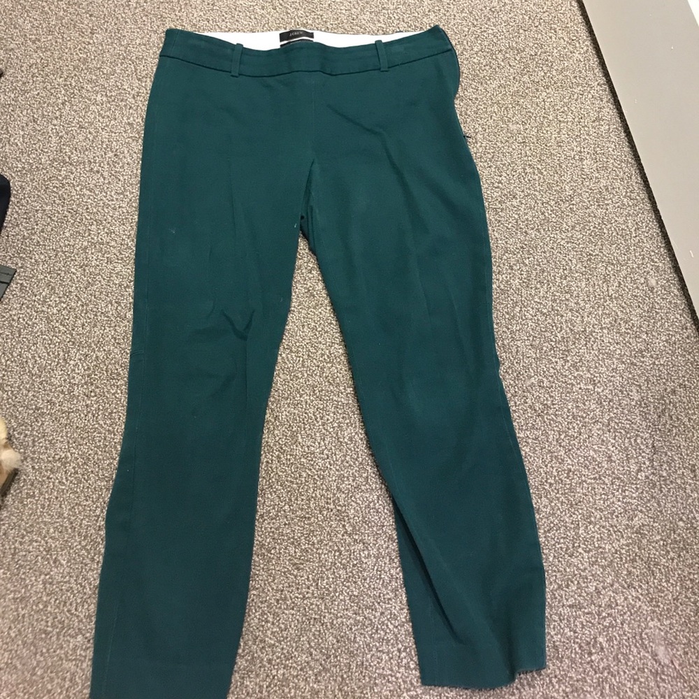 Forest green J. Crew Minnie Pants