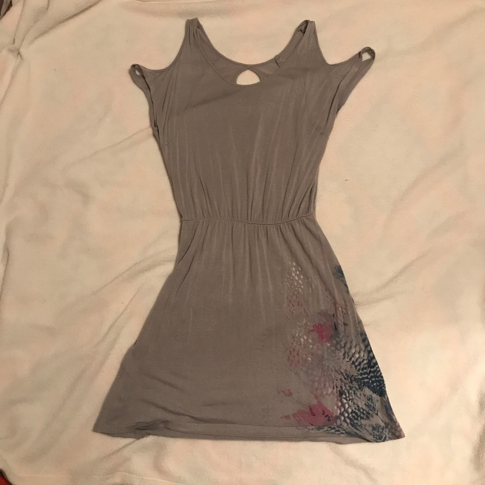 Casual gray dress
