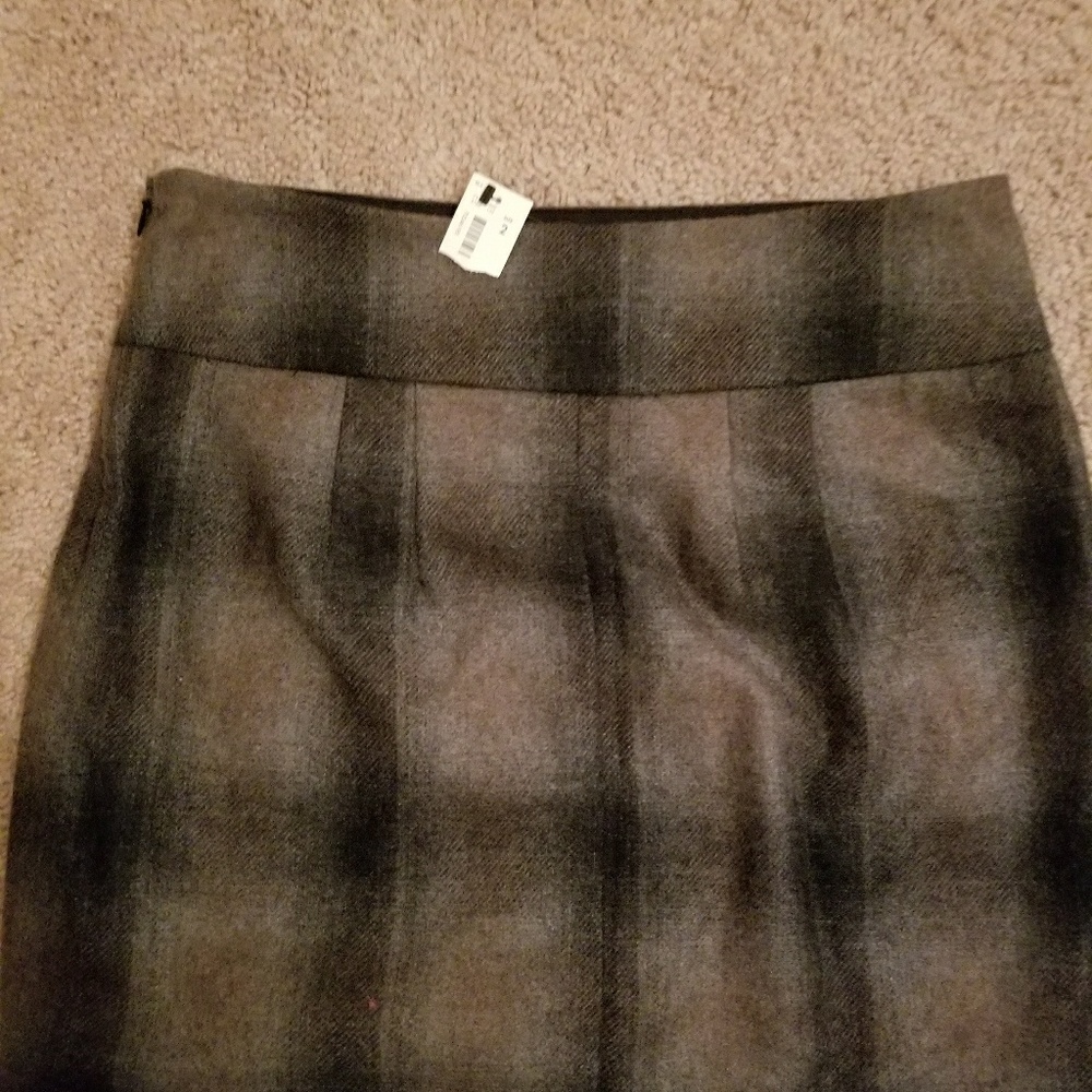Wool Mini Skirt