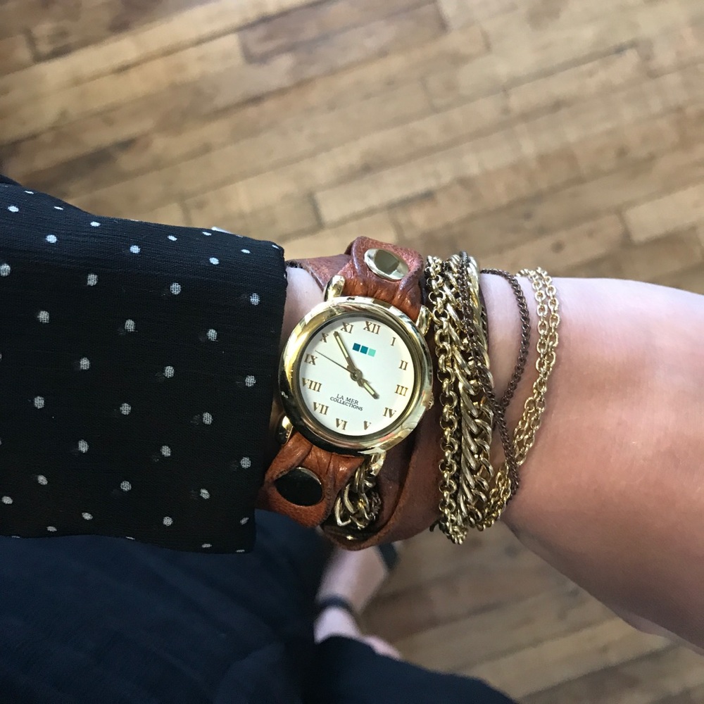 La Mer Leather Wrap Bracelet