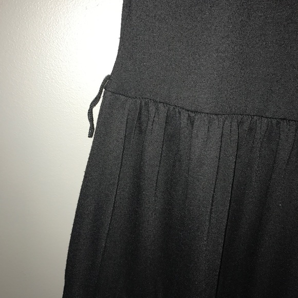 Black Ruffle Tank Maxi - Picture 5 of 5