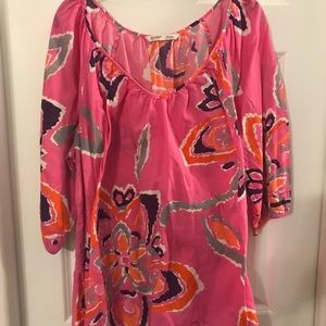 Old Navy Colorful V Neck Tunic