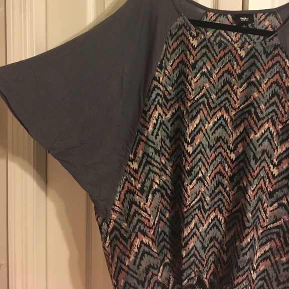 Mossimo chevron-like patterned blouse - Picture 4 of 5