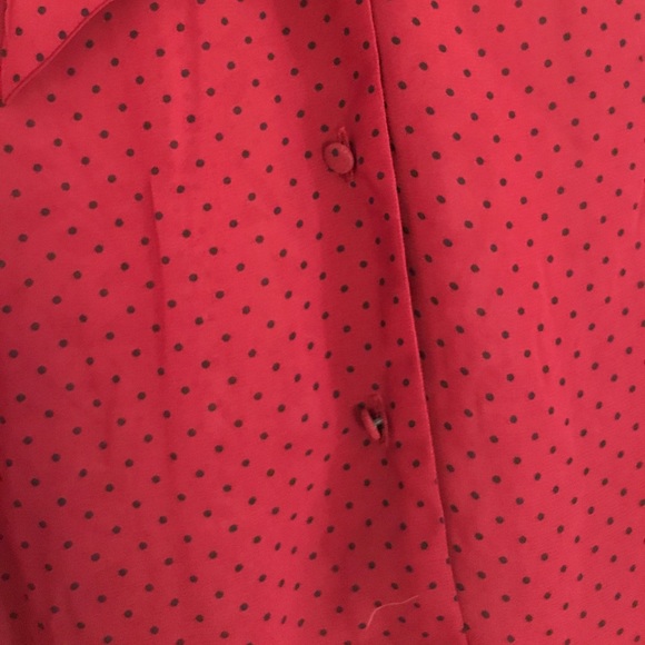 NWOT maroon sheer blouse - Picture 2 of 3