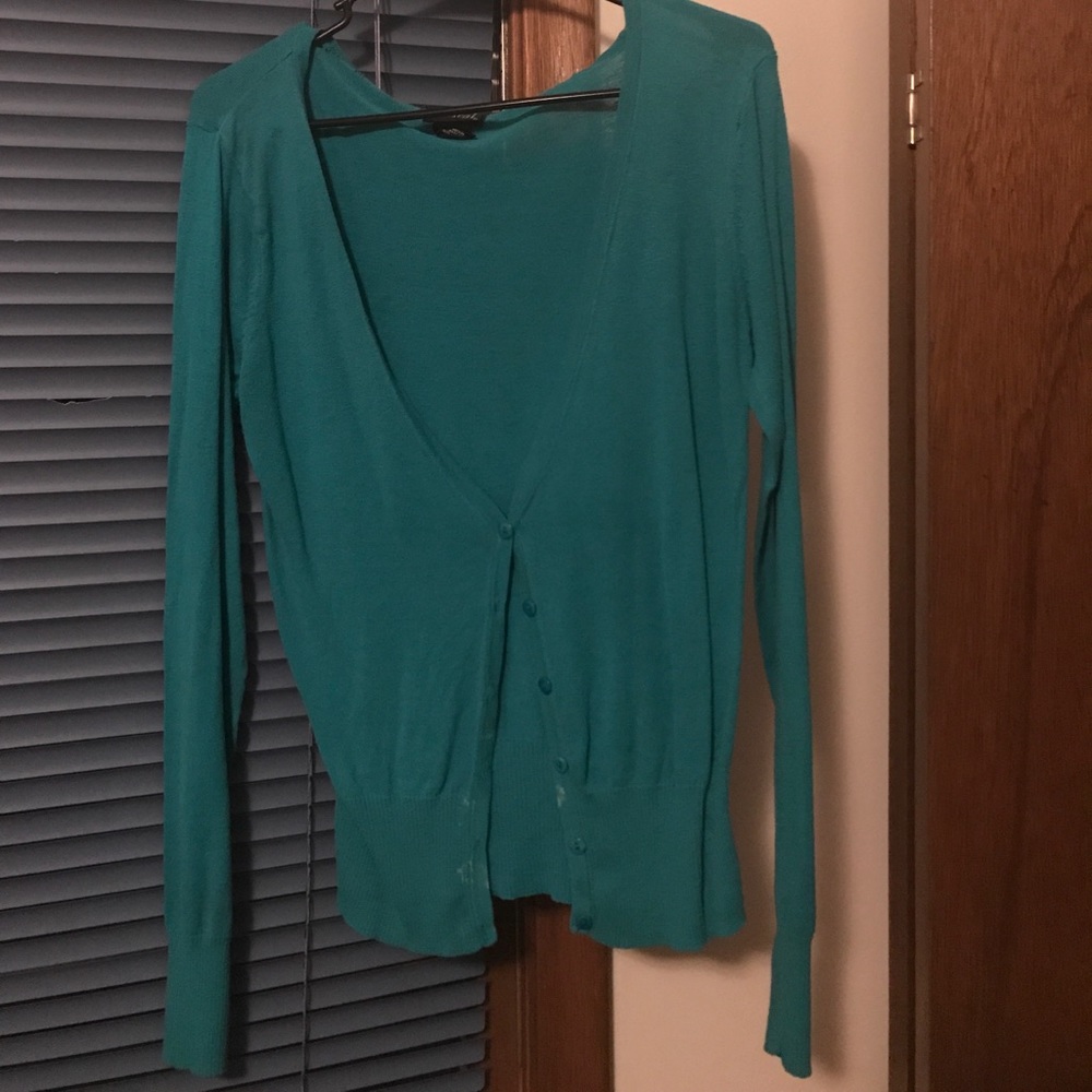 Blue Cardigan