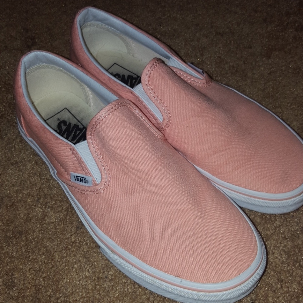 *SALE* !! Tropical Peach Slip On Vans