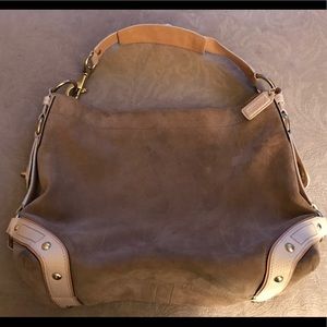 Coach Suede Shoulder Bag
