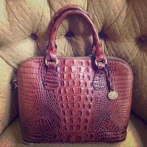 Brown Brahmin Melbourne bag - well loved