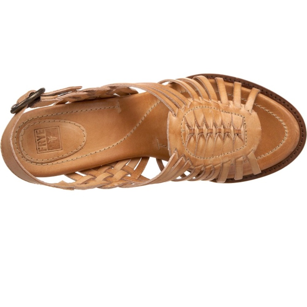 Frye Natural Joy Huarache Platform Slingbacks - Picture 2 of 3