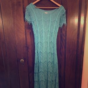 Gorgeous Tiffany blue lace dress