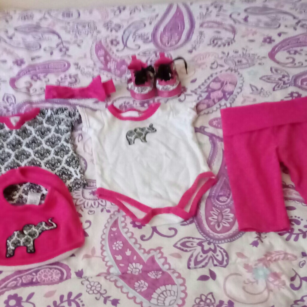 Baby girl 0-3 month outfit