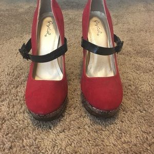 Red Qupid heels