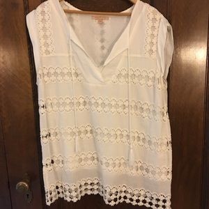 Cute summer eyelet blouse