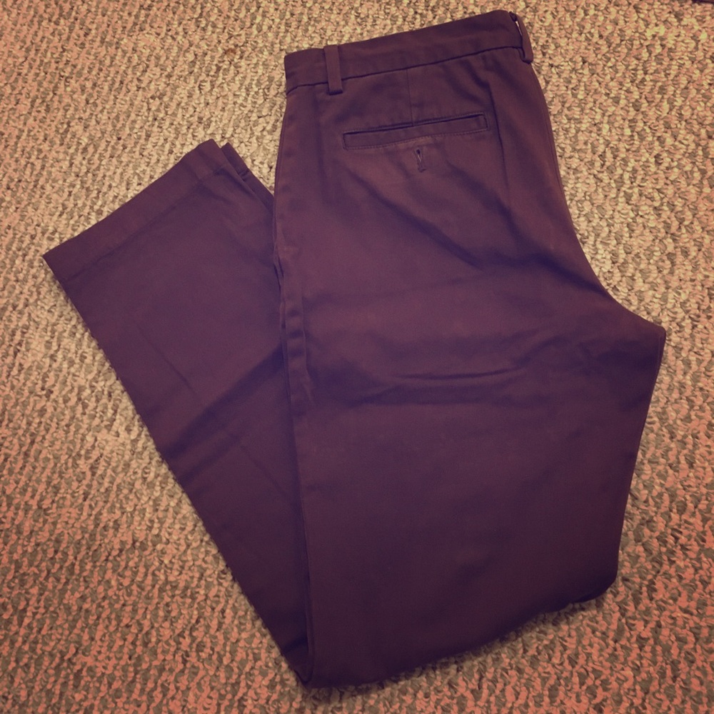 Burgundy Banana Republic Pants