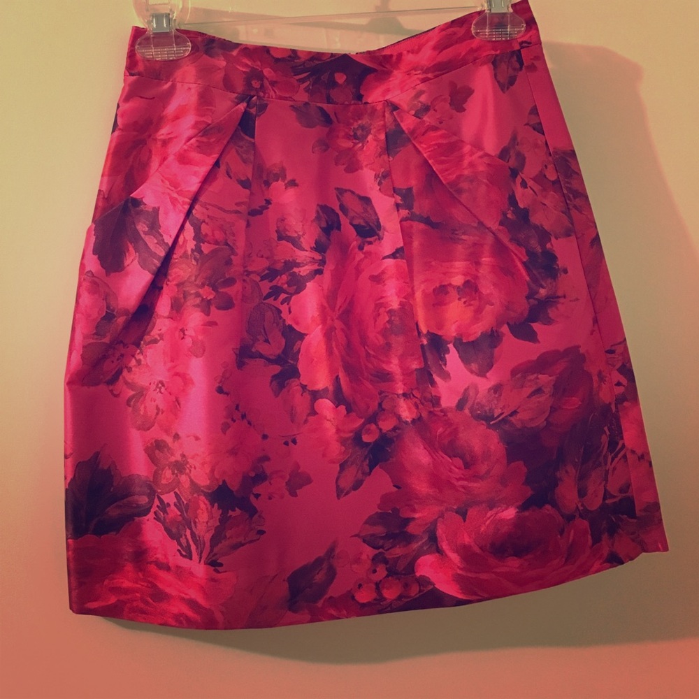 J.Crew Floral mini-skirt