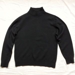Lord & Taylor Black Cashmere Turtleneck SweaterS