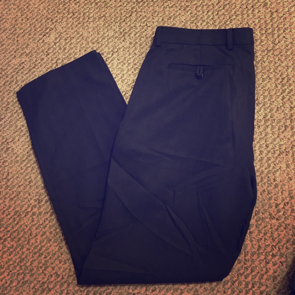 Slim fit Navy Blue Banana Republic Dress Pants