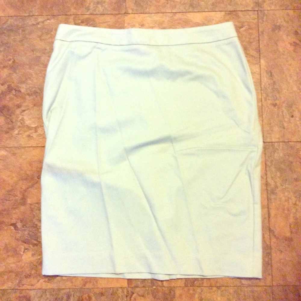 CAbi Jordan Almond Mint Pencil Skirt Size 6