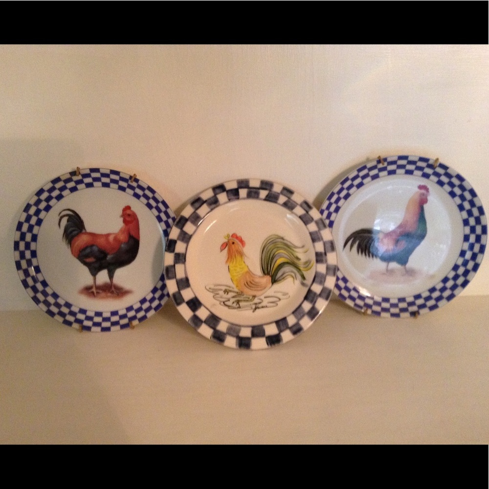 Decorative Rooster Plates
