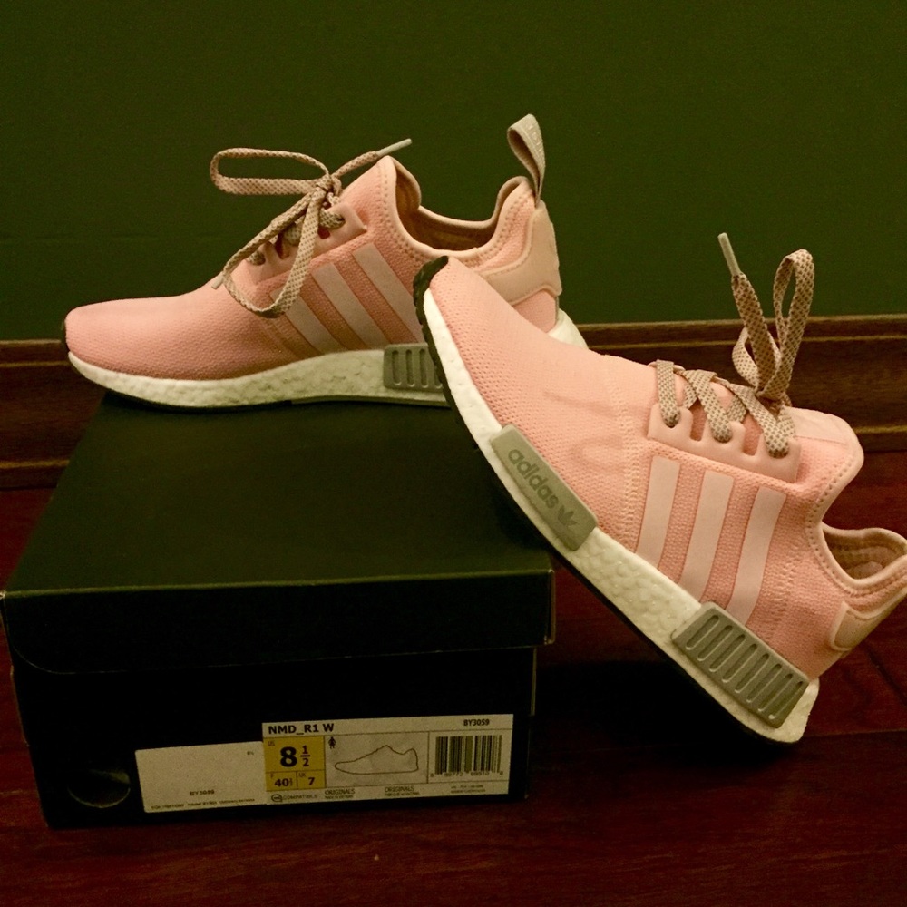 Adidas NMD R1 Pink + Gray