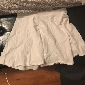 White skirt