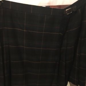 Ralph Lauren Classic Plaid fringedge/pleated skt16 Ralph Lauren Classic Plaid fringedge/pleated skt16