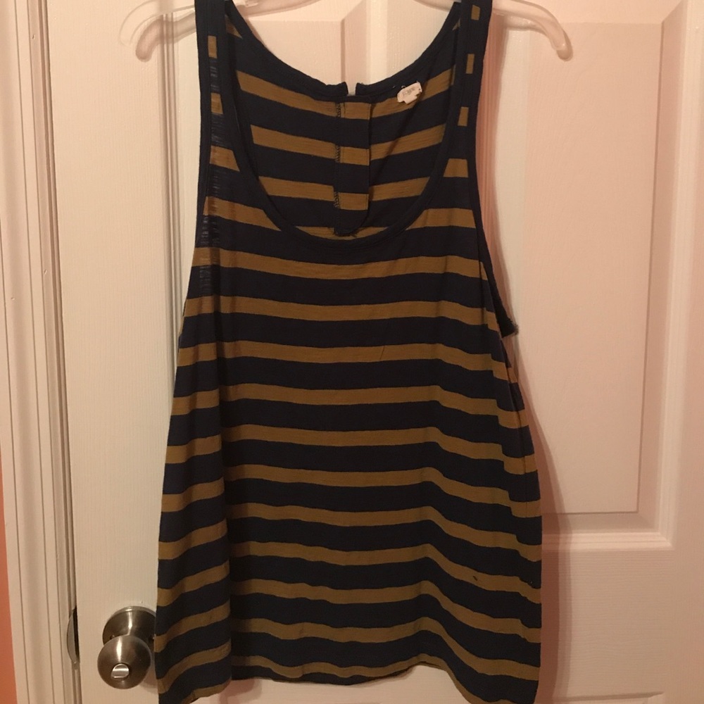 Striped J Crew Tank Top