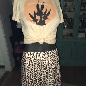 JCrew Skirt  Albert Hammond Jr Shirt