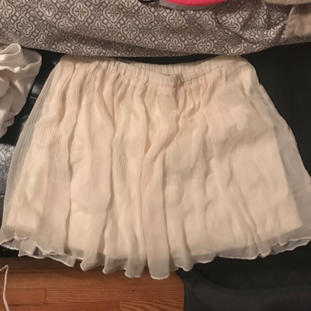 White skirt