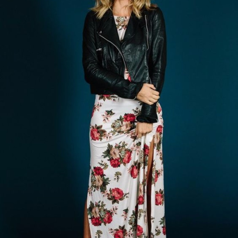 Oxford Trunk Rose Maxi Dress by Sadie & Sage NWT