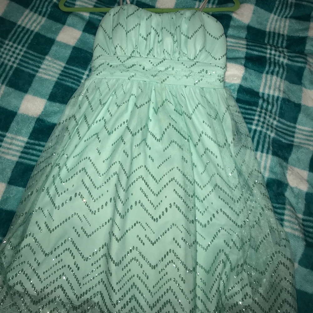 strapless formal hoco dress