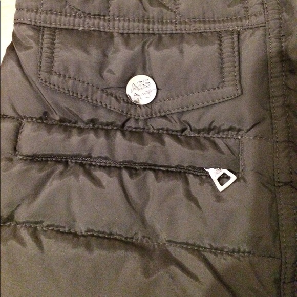 ABS removable fur collar quilted Moto jacket - Picture 2 of 8
