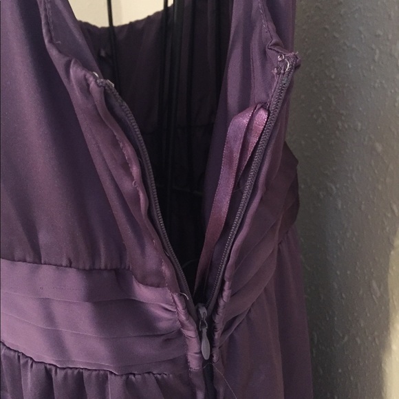 Flower Embellished One Shoulder Long Formal Dress - Picture 6 of 8